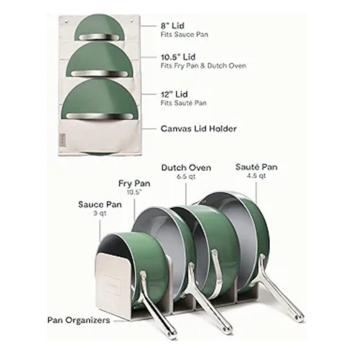 CARAWAY 12PC CERAMIC COOKWARE SET