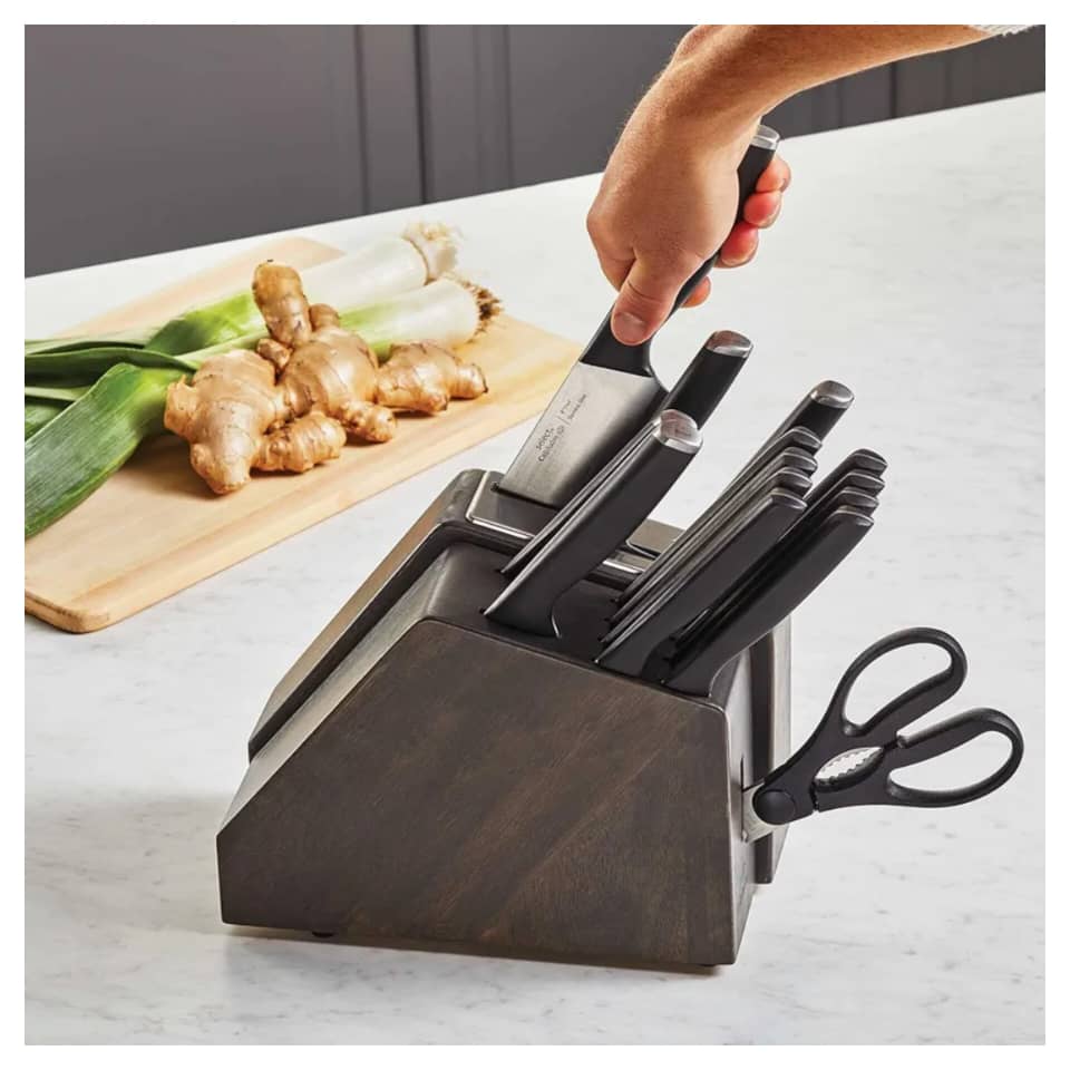 CALPHALON SELF-SHARPENING 15PCS KNIFE SET WITH BLOCK