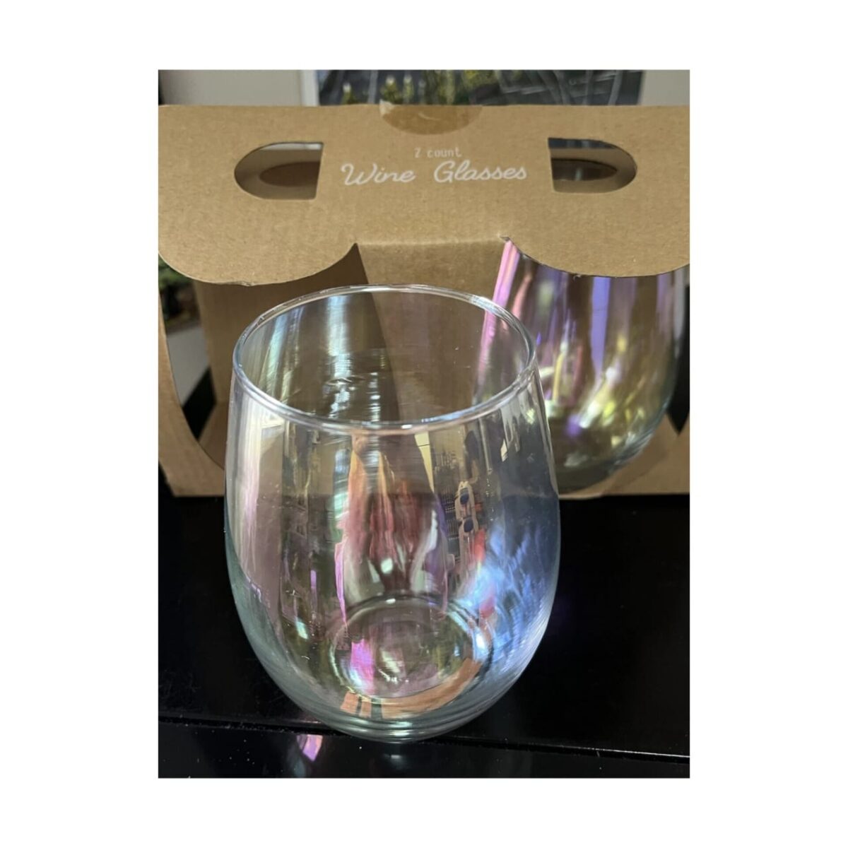 SOHO LIVING STEMLESS 4PC WINE GLASS