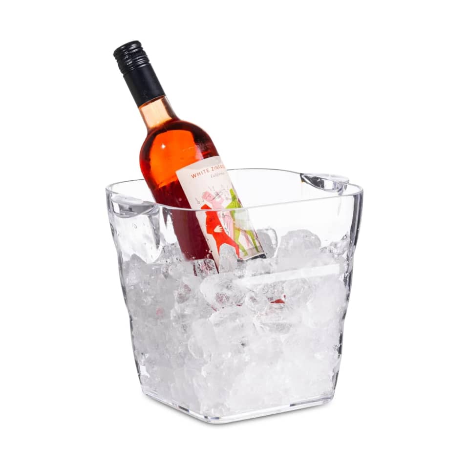 GLACIER ACRYLIC TOWER WINE BUCKET PLASTIC