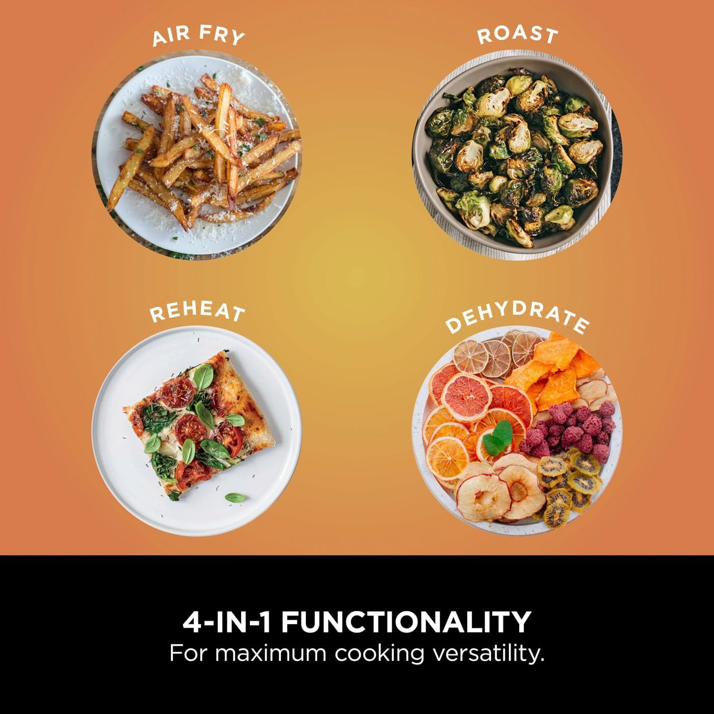 NINJA AIR FRYER PRO 4.7L SINGLE DRAWER 4-IN-1 AIR FRYER 4