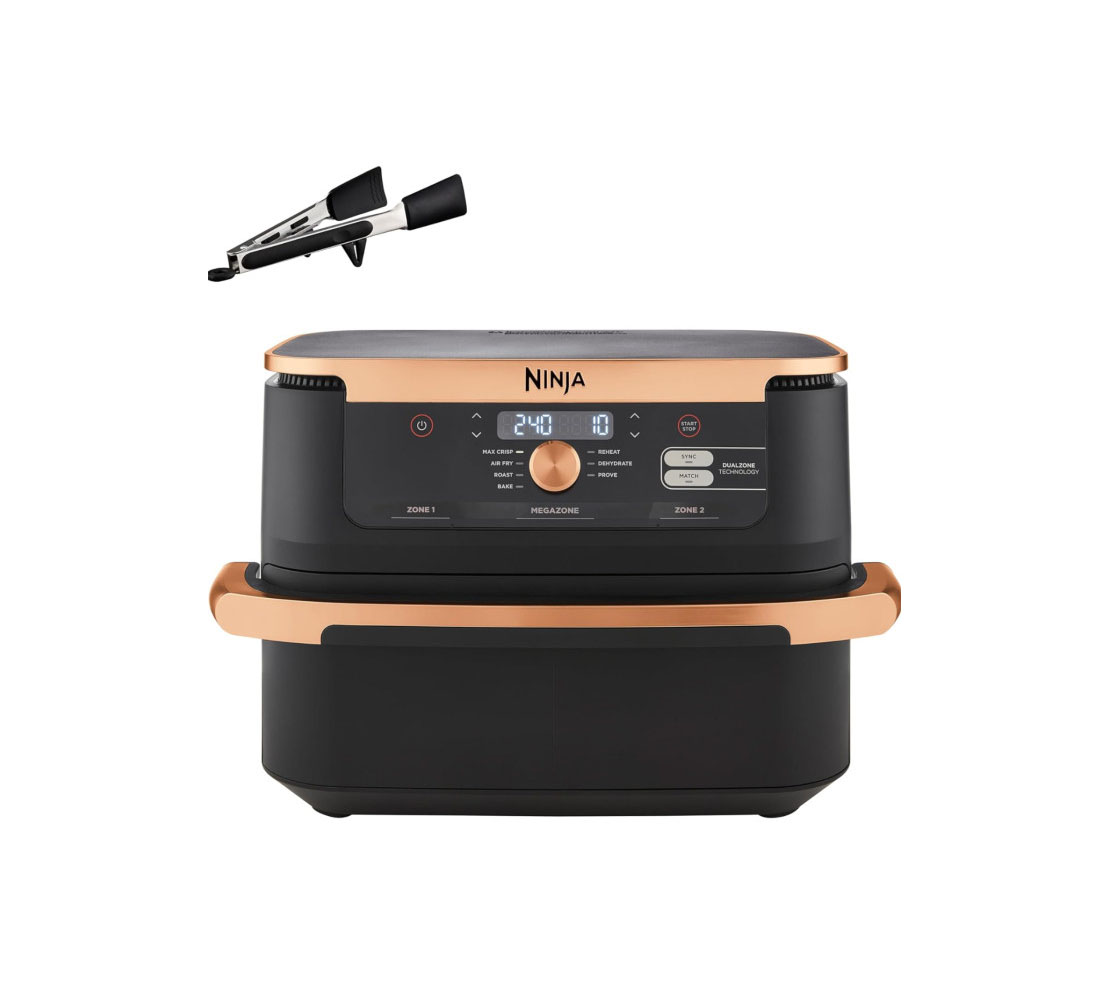 NINJA FOODI FLEXDRAWER DUAL ZONE WITH REMOVABLE DIVIDER 7-IN-1 AIR FRYER 10.4L