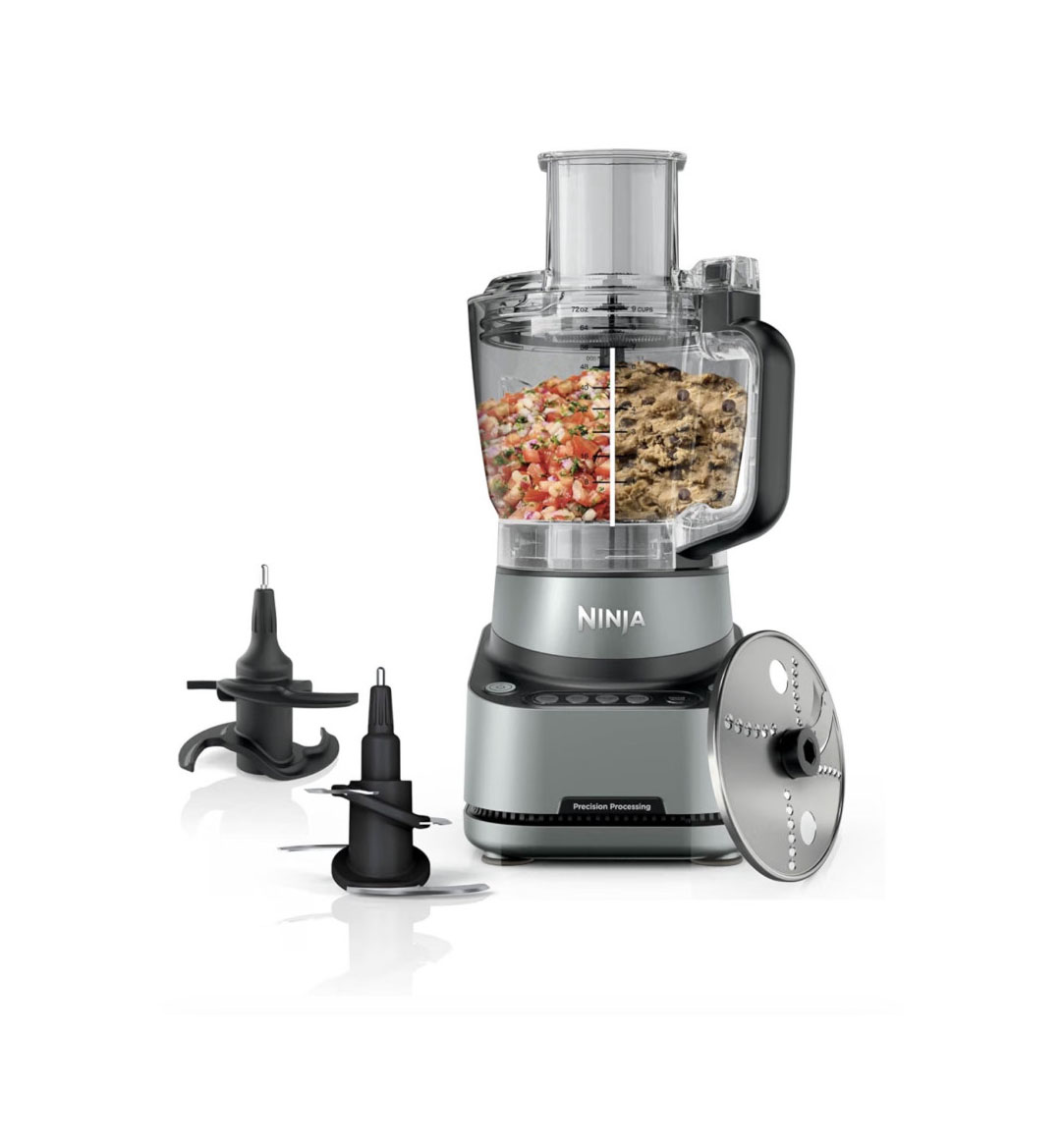 NINJA PRECISION PRO 2.1L FOOD PROCESSOR 4 AUTO PRESET & MANUAL SETTING BZ651UK