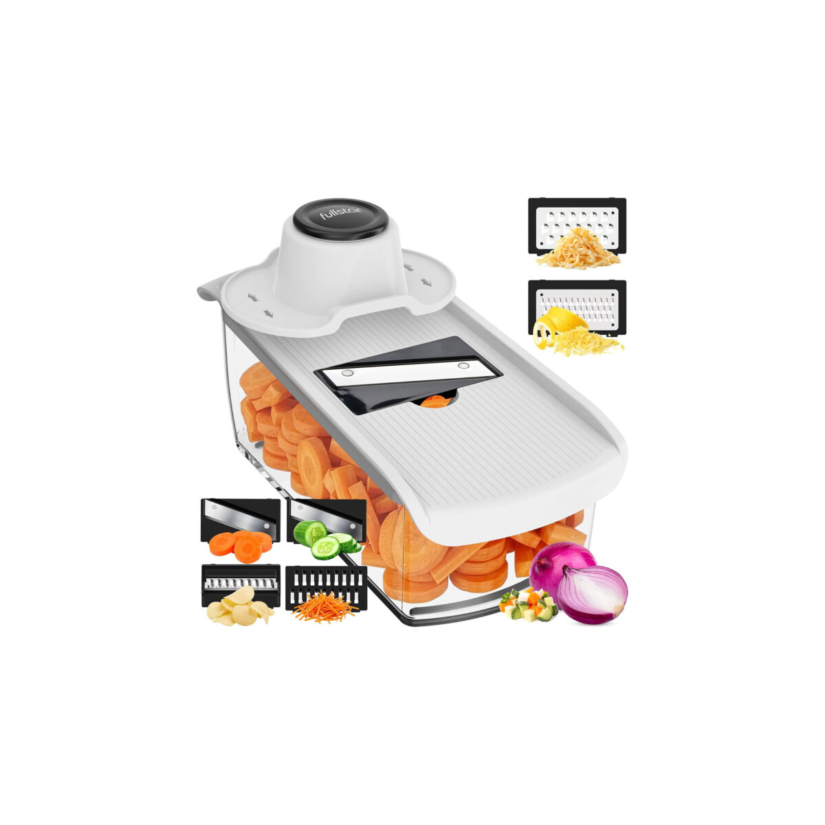 FULLSTAR 6-IN-1 MANDOLINE SLICER WITH SAFETY GLOVE